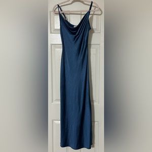 By Together Right for Me Dress Navy Blue slip dress